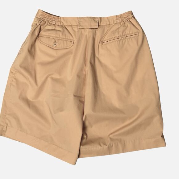Izod Club Shorts Womens 16 Pleated High Waist 7” Inseam Peach Golf Casual Vtg - Picture 2 of 7